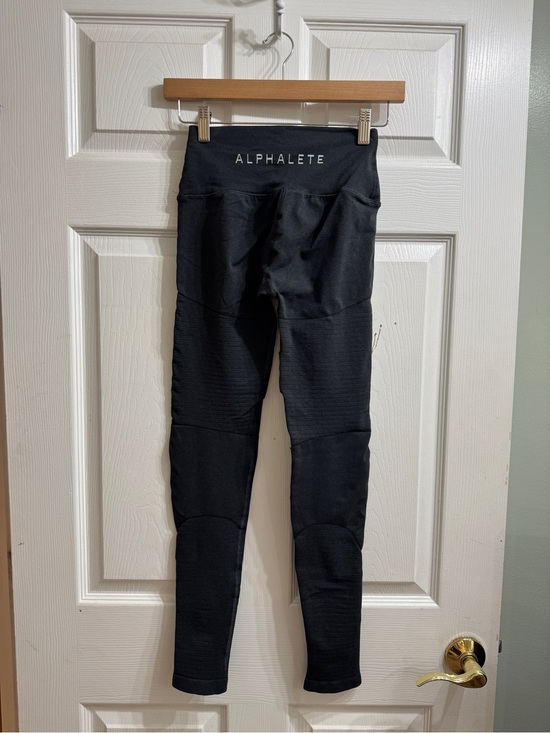 Alphalete Pants - Alphalete Dark Gray High-Rise Leggings